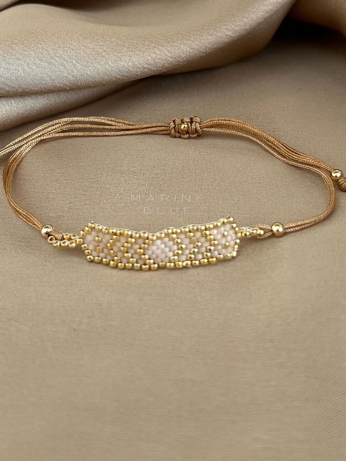 Solo Dots Handmade Bracelet - Beaded Bracelet, Color: Sunset Breeze