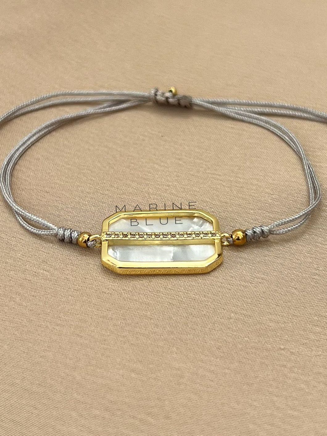 Gora Handmade Bracelet - Beaded Bracelet, Color: Misty Moon