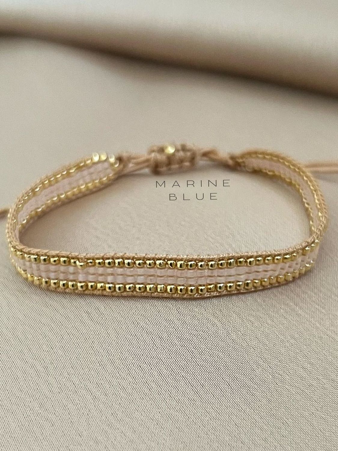 Solo 4 Track Handmade Bracelet - Beaded Bracelet, Color: Sunset Breeze