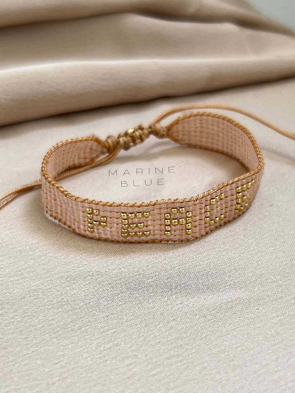 Solo 7 Peace Handmade Bracelet - Beaded Bracelet, Color: Sunset Breeze