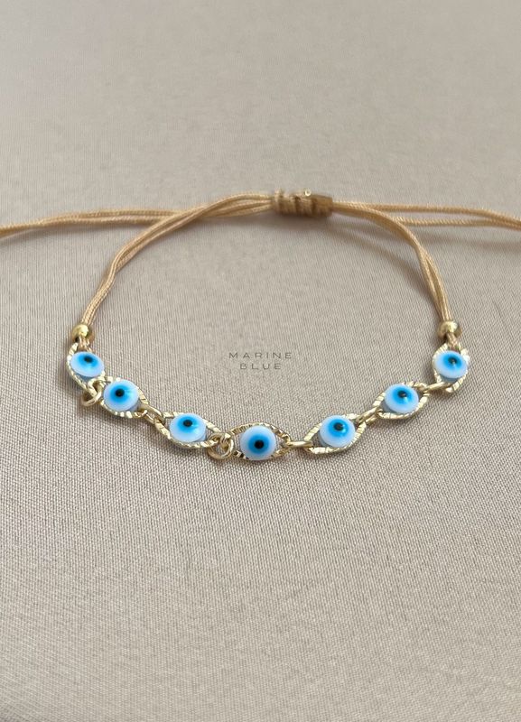 7 Steps Evil Eye Handmade Bracelet -  Charm Bracelet