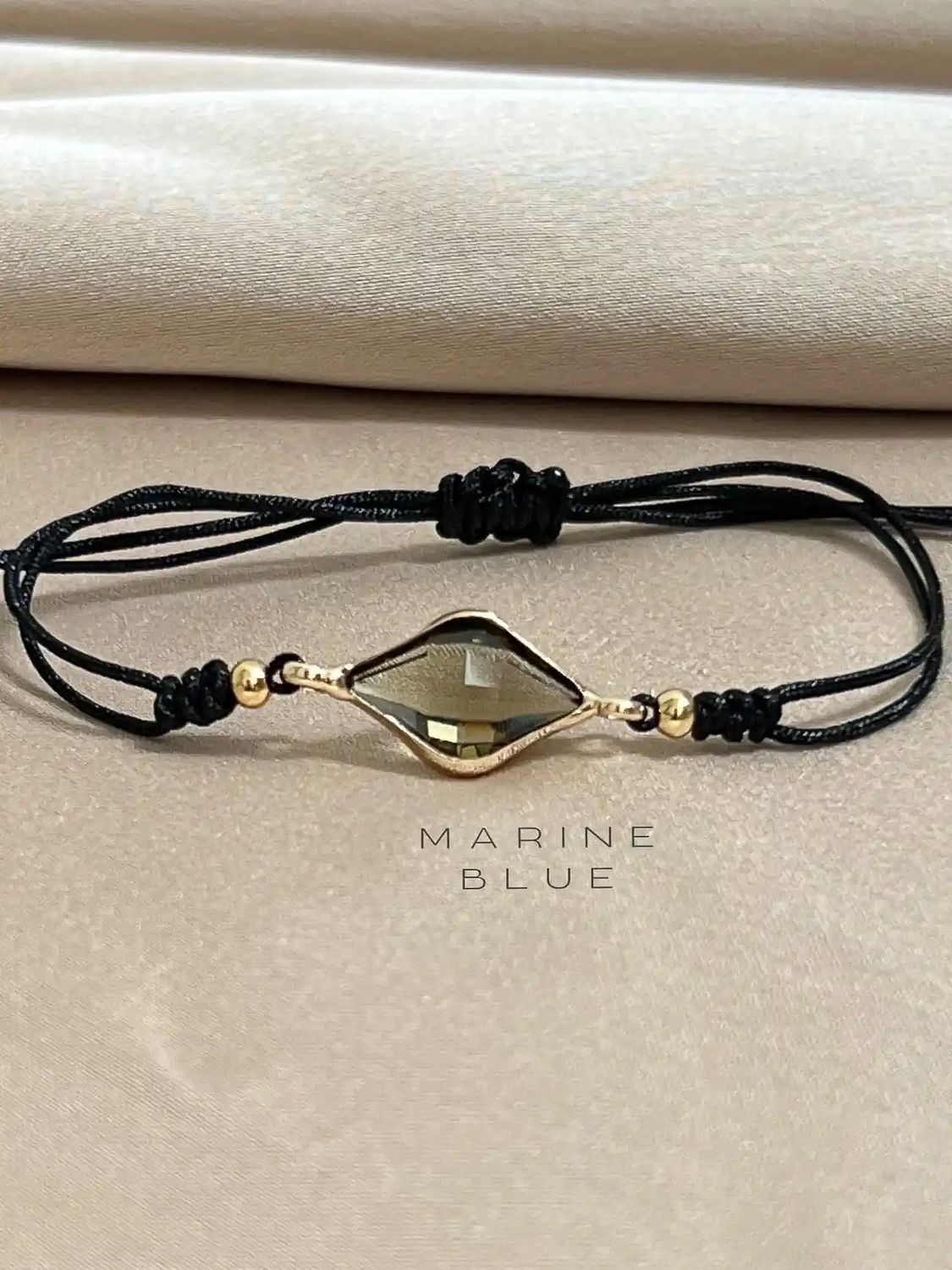 Sade 手工手链 - 串饰手链, Color: Nocturnal Black