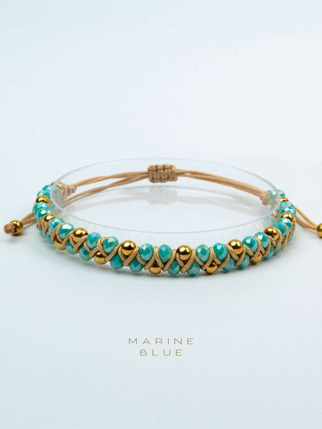 Zigzag Handmade Bracelet - Beaded Bracelet, Color: Arctic Rust