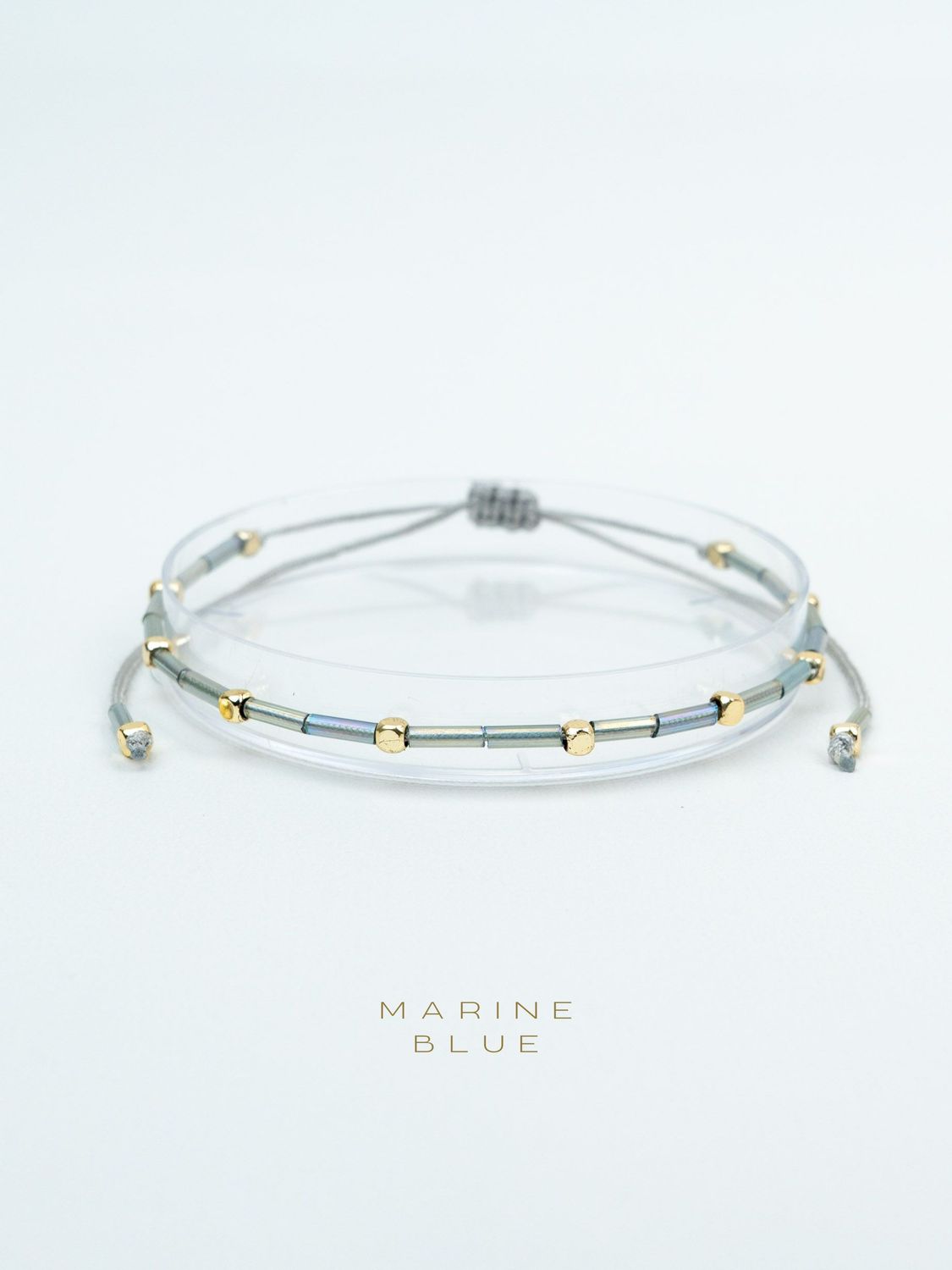Shawty Gelang Handmade - Gelang Manik-manik, Color: Misty Moon