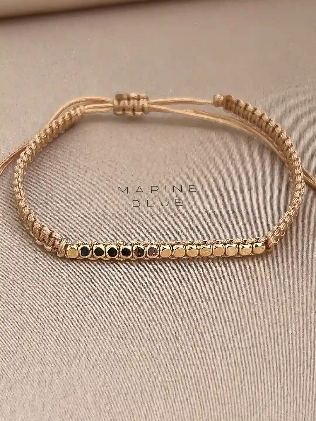 Together ハンドメイドブレスレット - ビーズブレスレット, Color: Hazel