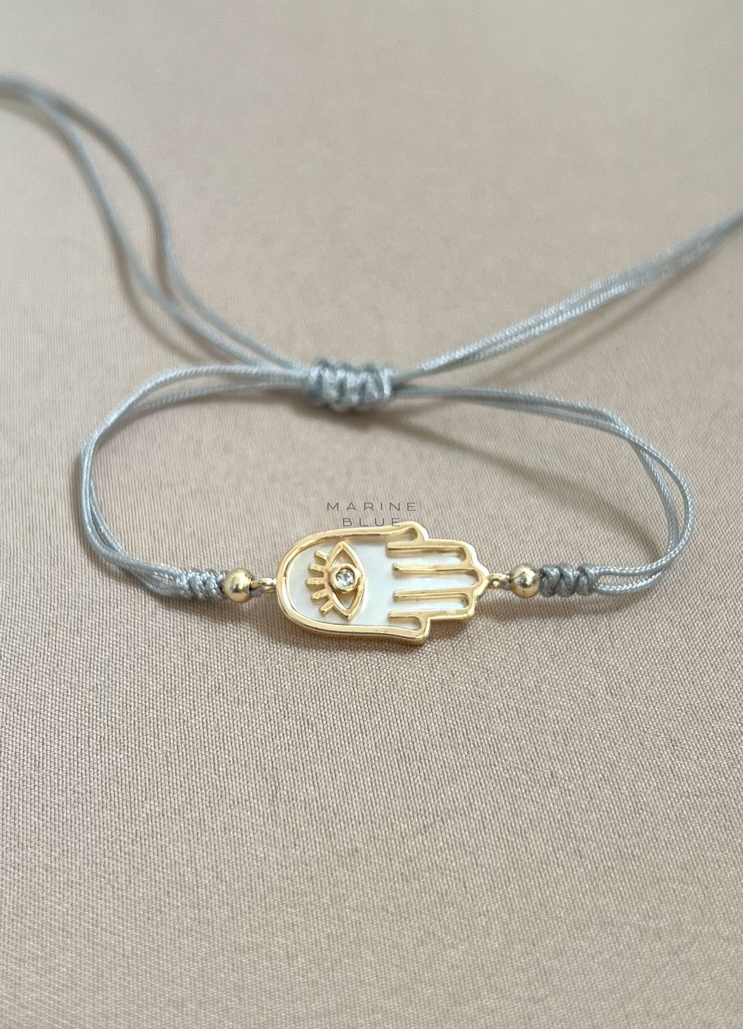 Khamsah Handmade Bracelet - Charm Bracelet, Color: Misty Moon