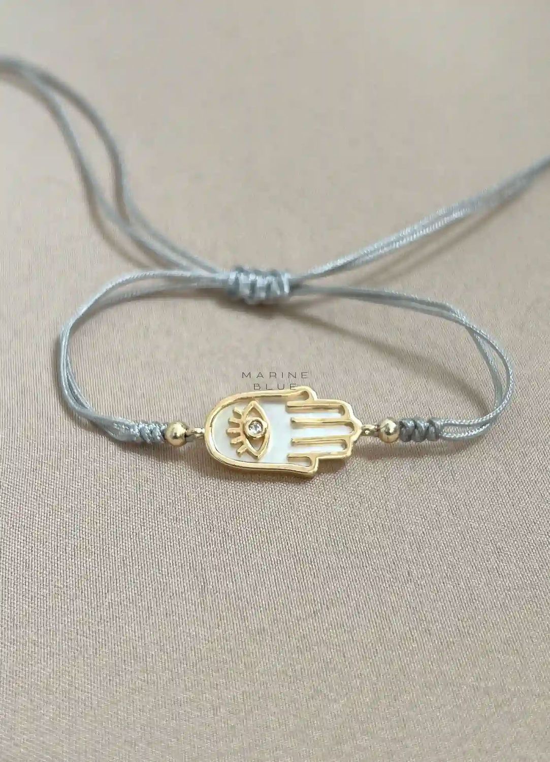 Khamsah Handmade Bracelet - Charm Bracelet, Color: Misty Moon