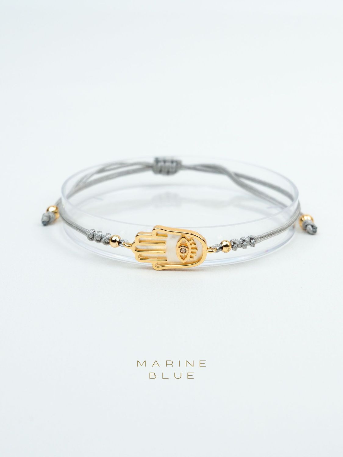 Khamsah Bracciale fatto a mano - Bracciale con Charms, Colore: Misty Moon