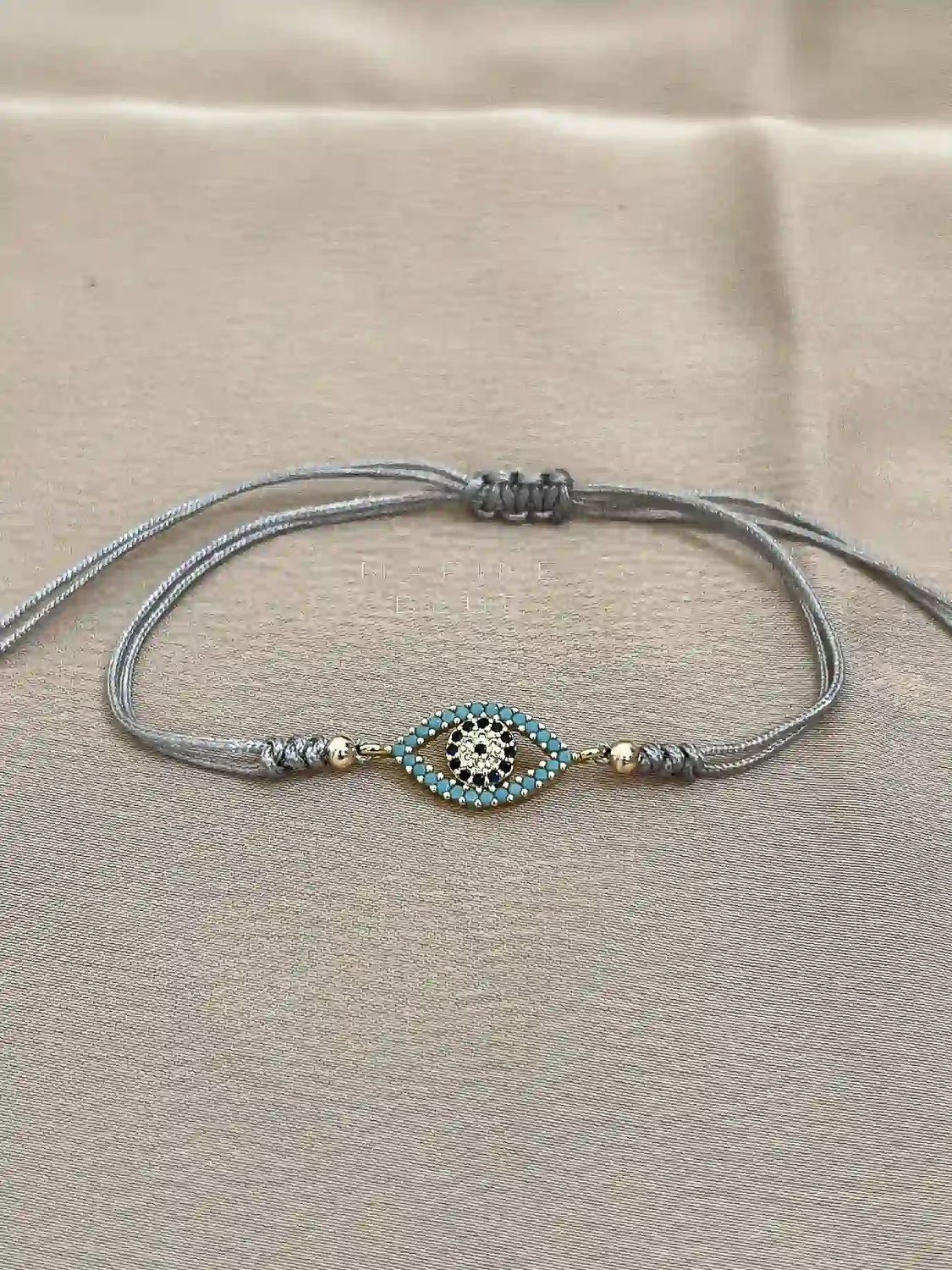 Donkey Eye Handmade Bracelet - Charm Bracelet, Color: Misty Moon