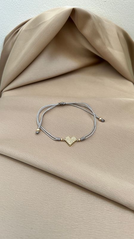 Lavoe El Yapımı Bileklik - Kalp Charm Bilekliği Lavoe El Yapımı Bileklik - Kalp Charm Bilekliği