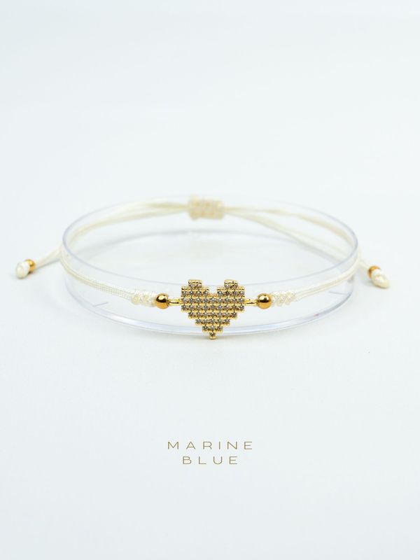 Lavoe Handmade Bracelet - Heart Charm Bracelet
