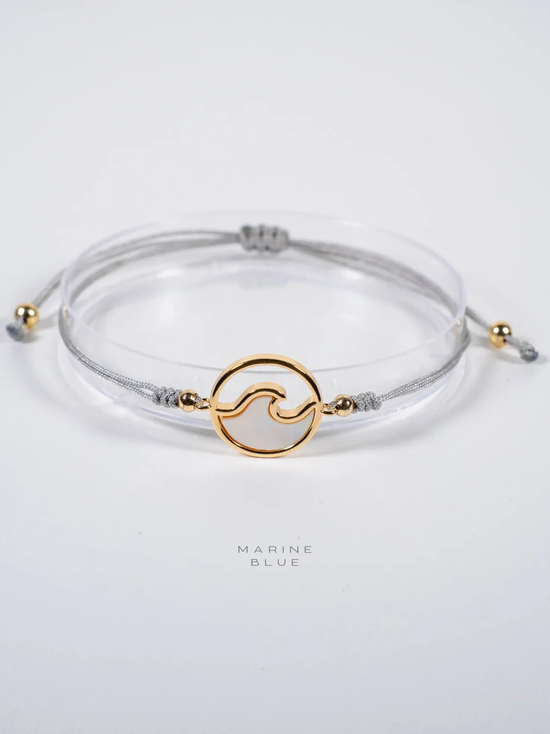 Waves Handmade Bracelet - Beaded Bracelet, Color: Misty Moon