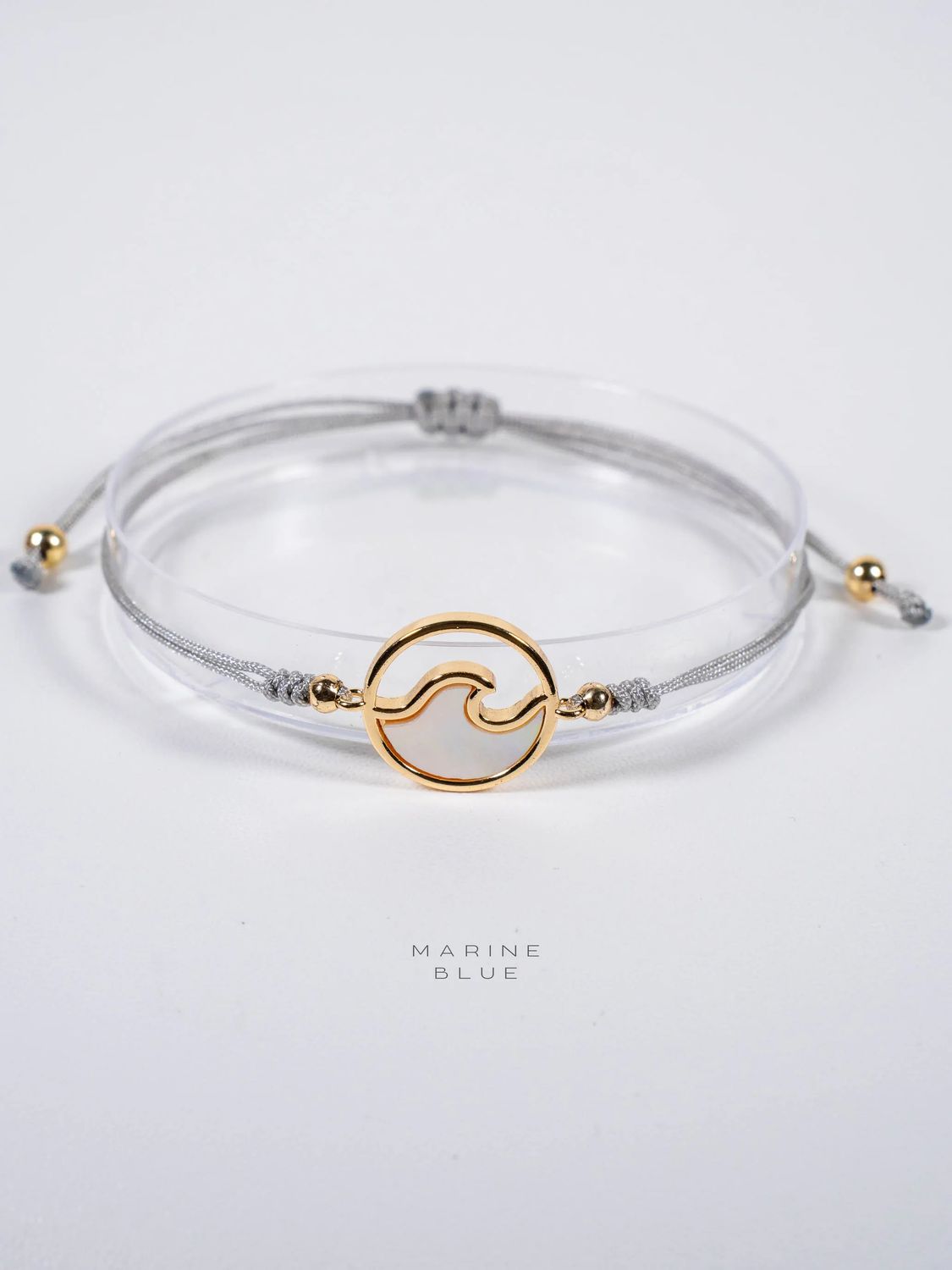 Waves 手工手链 - 串珠手链, Color: Misty Moon