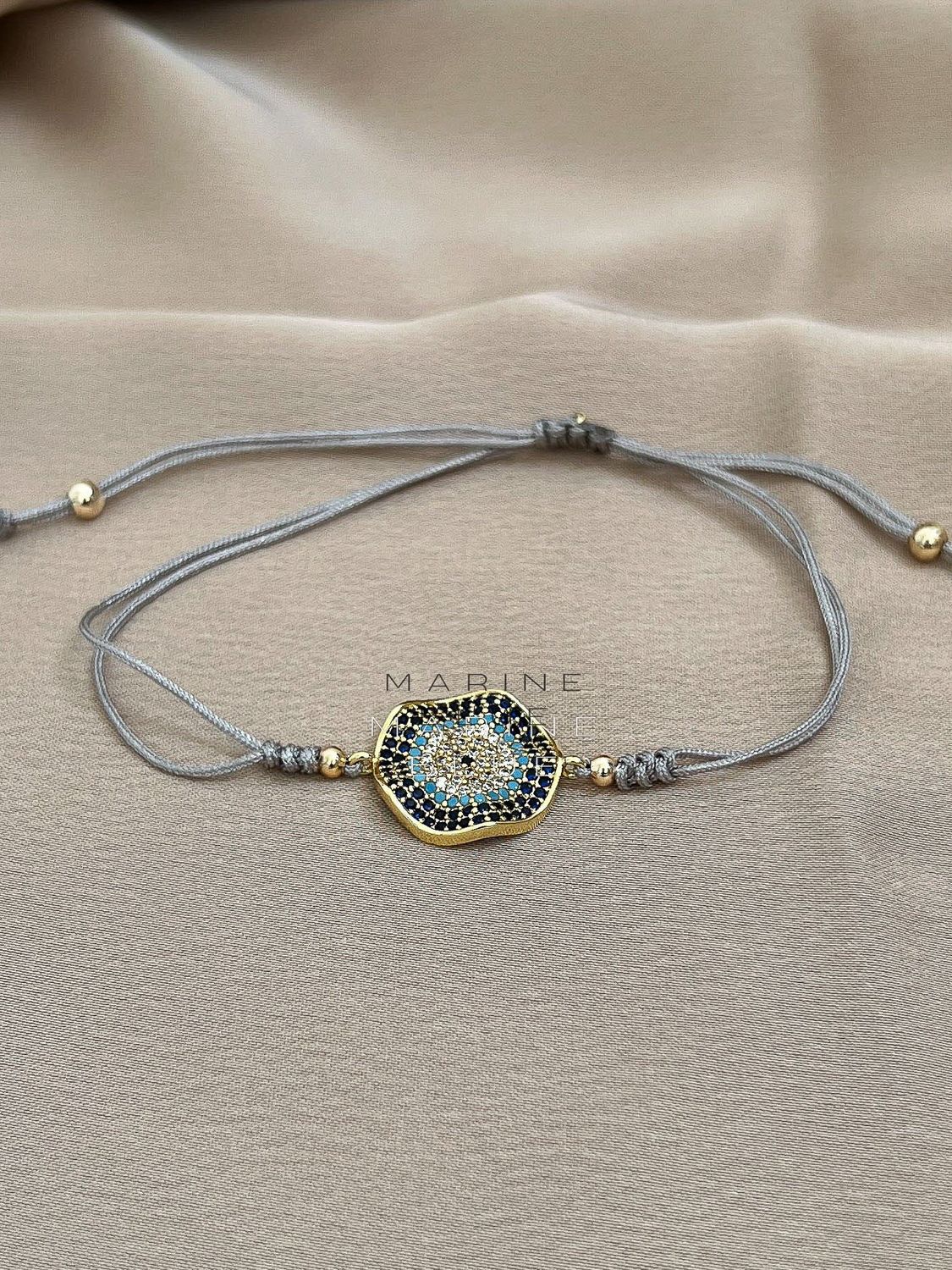 Coin Handmade Bracelet - Charm Bracelet, Color: Misty Moon