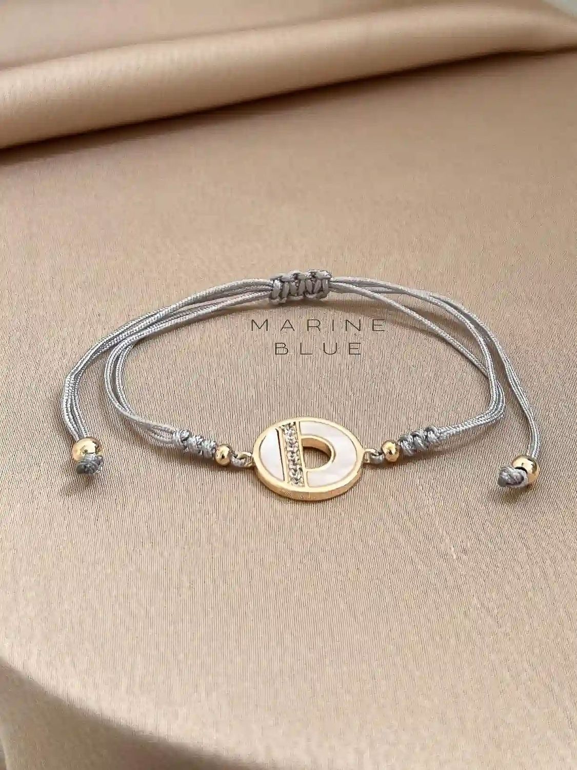 Diamoned Handmade Bracelet - Charm Bracelet, Color: Misty Moon