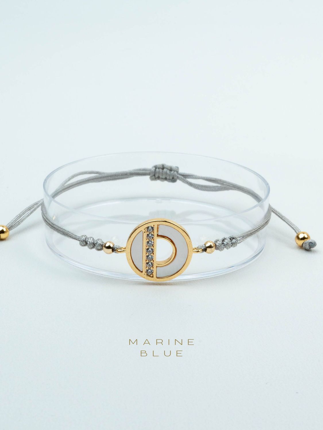 Diamoned Handmade Bracelet - Charm Bracelet, Color: Misty Moon