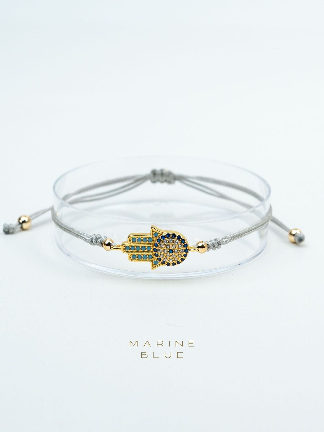 Hand Devil Pulsera hecha a mano - Pulsera de charms, Color: Misty Moon