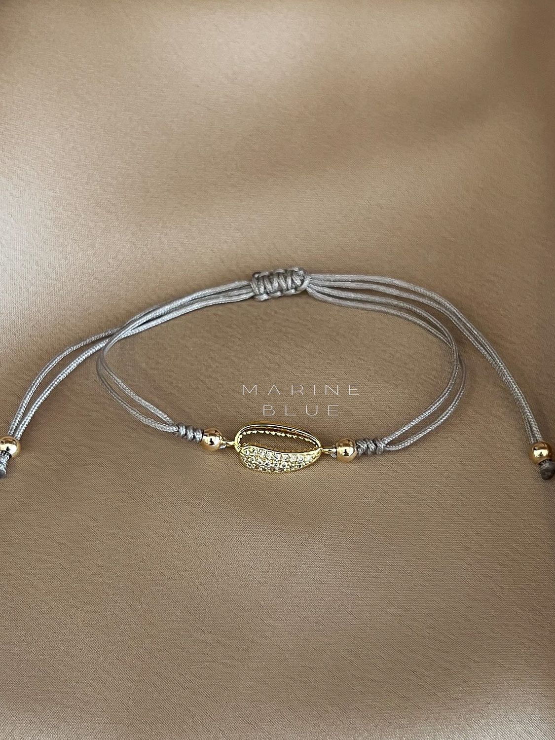 Cowrie Shine Handmade Bracelet - Charm Bracelet, Color: Misty Moon