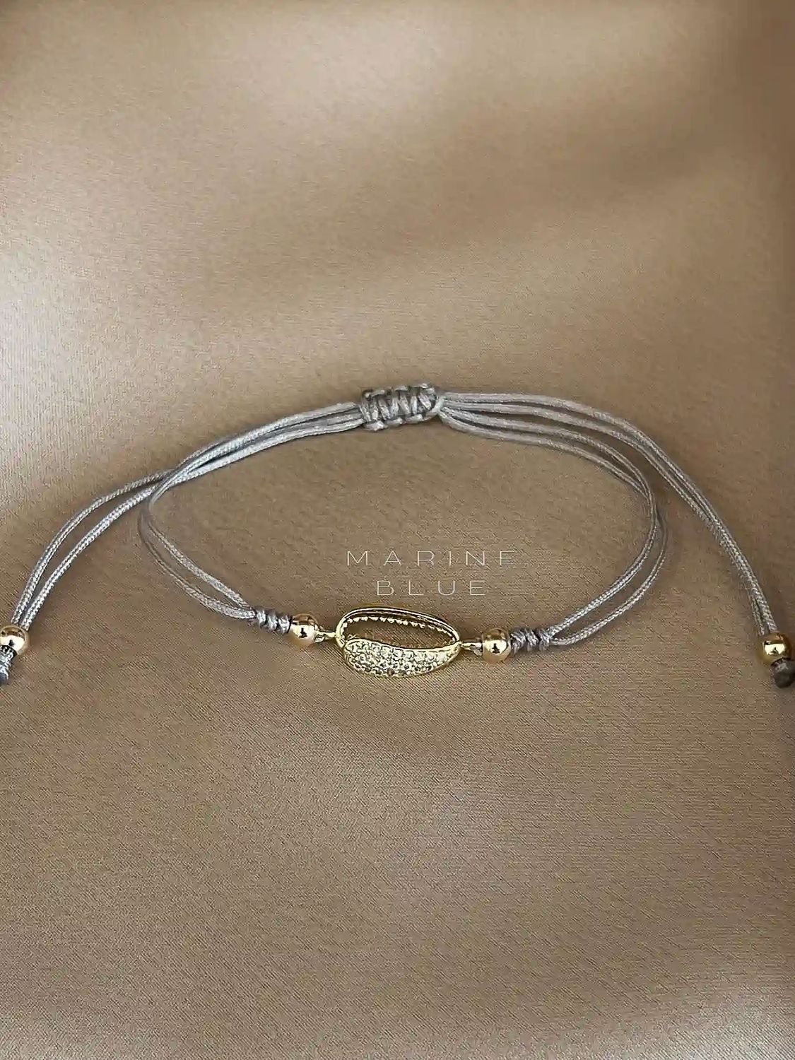 Cowrie Shine Handmade Bracelet - Charm Bracelet, Color: Misty Moon