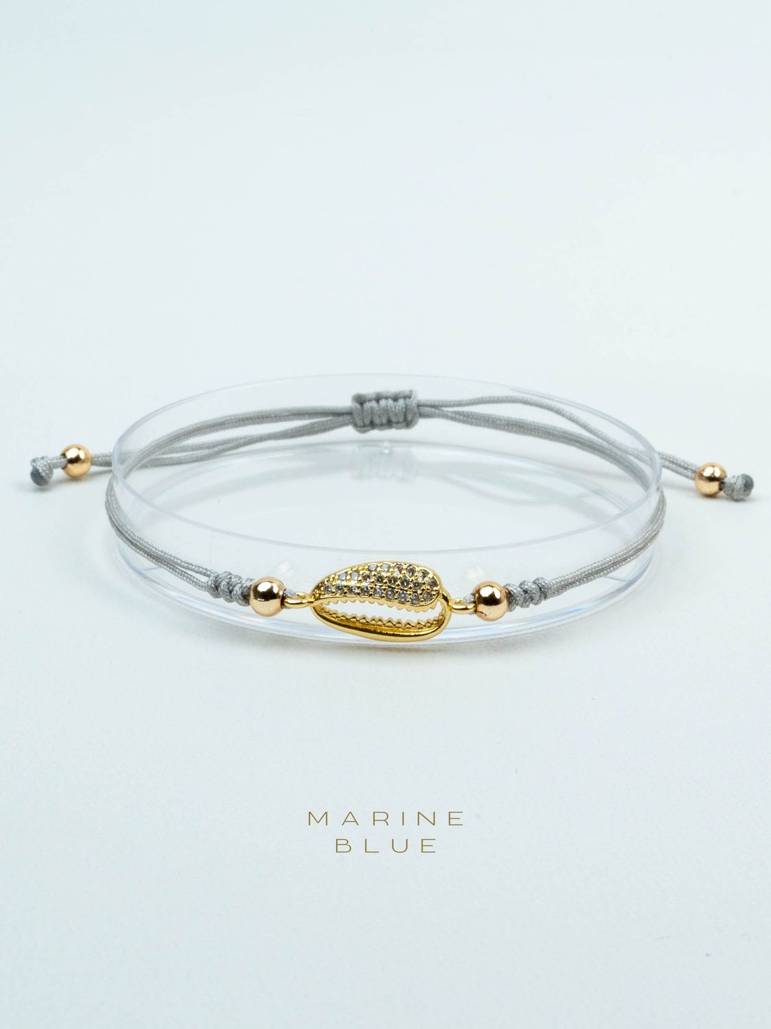 Cowrie Shine Handmade Bracelet - Charm Bracelet, Color: Misty Moon