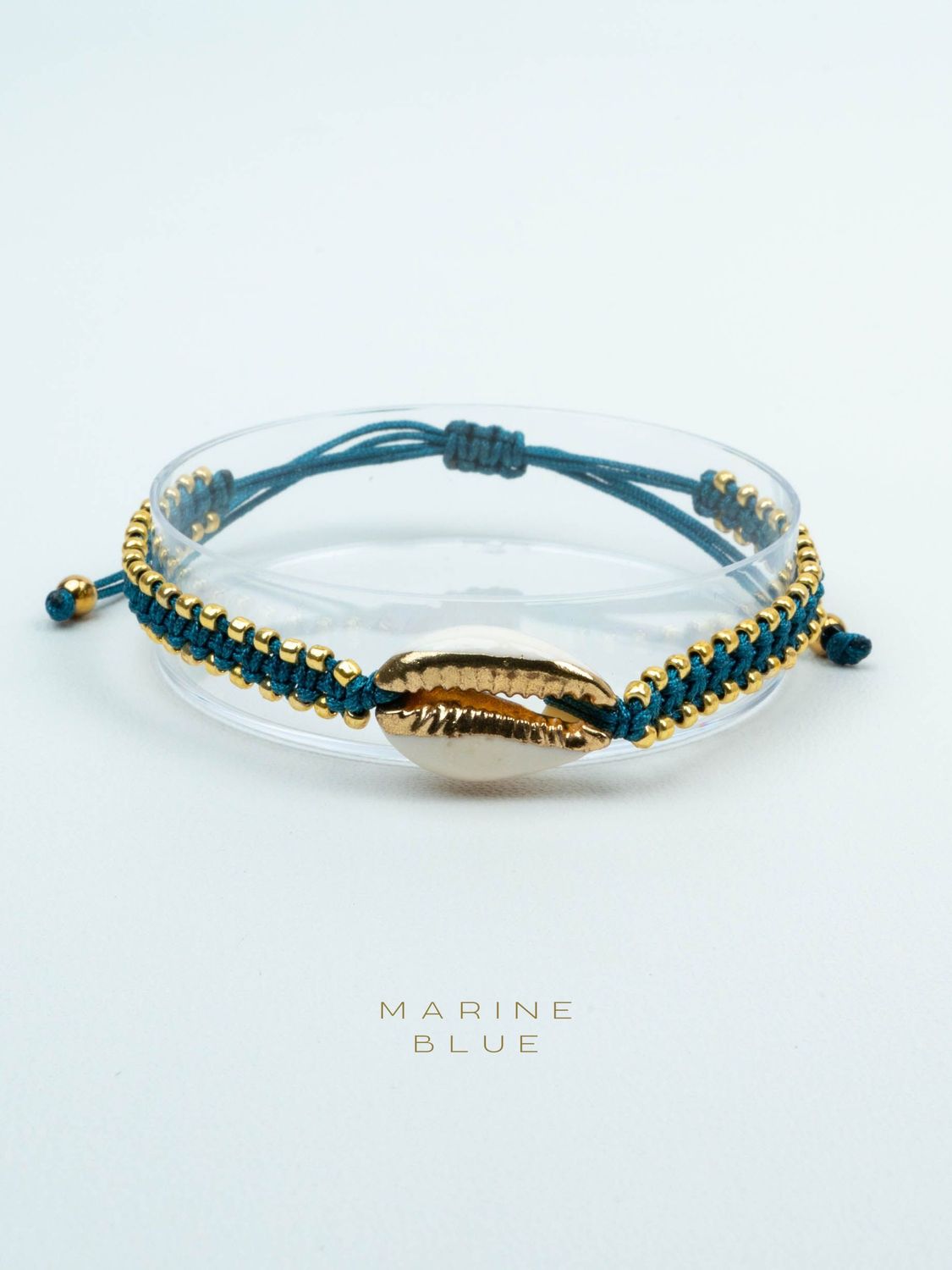 Cowrie Handmade Bracelet - Macrame Bracelet, Color: Northern Lights