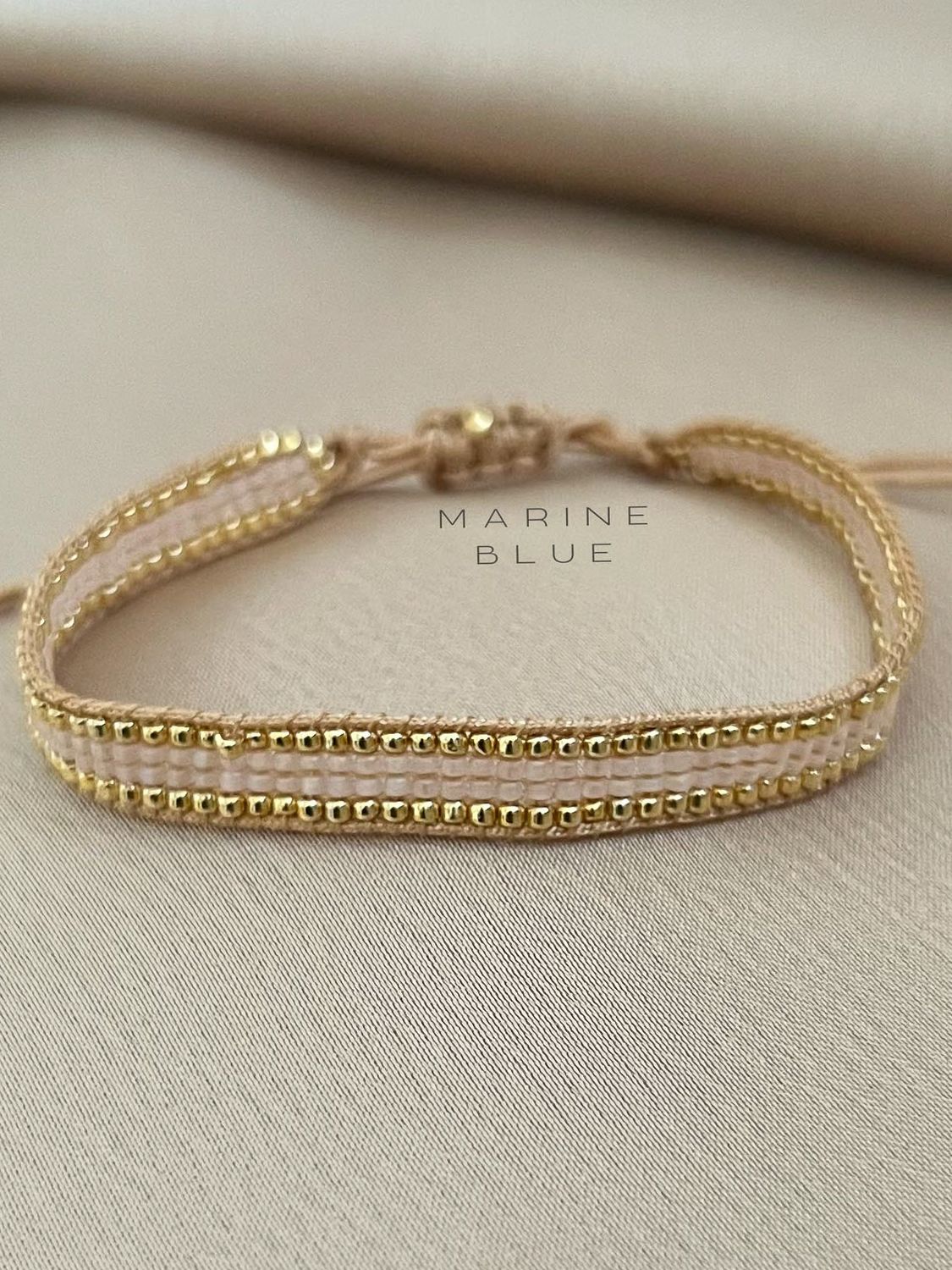 Solo 4 Track Handmade Bracelet - Beaded Bracelet, Color: Sunset Breeze