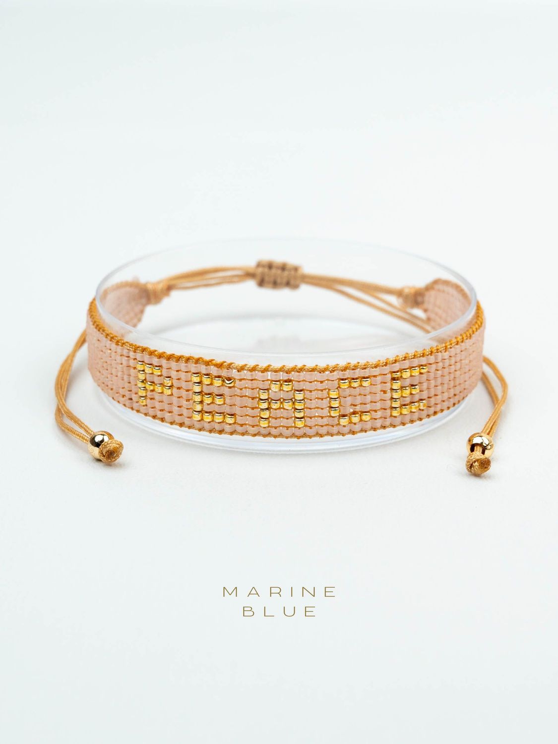 Solo 7 Peace Handmade Bracelet - Beaded Bracelet, Color: Sunset Breeze