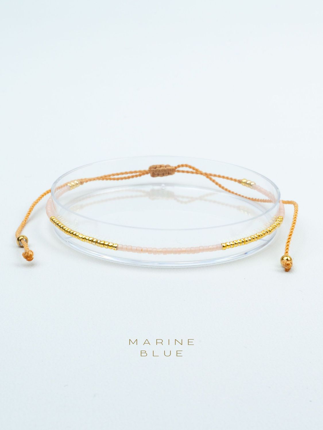 Solo 1 Flat Handmade Bracelet - Beaded Bracelet, Color: Sunset Breeze