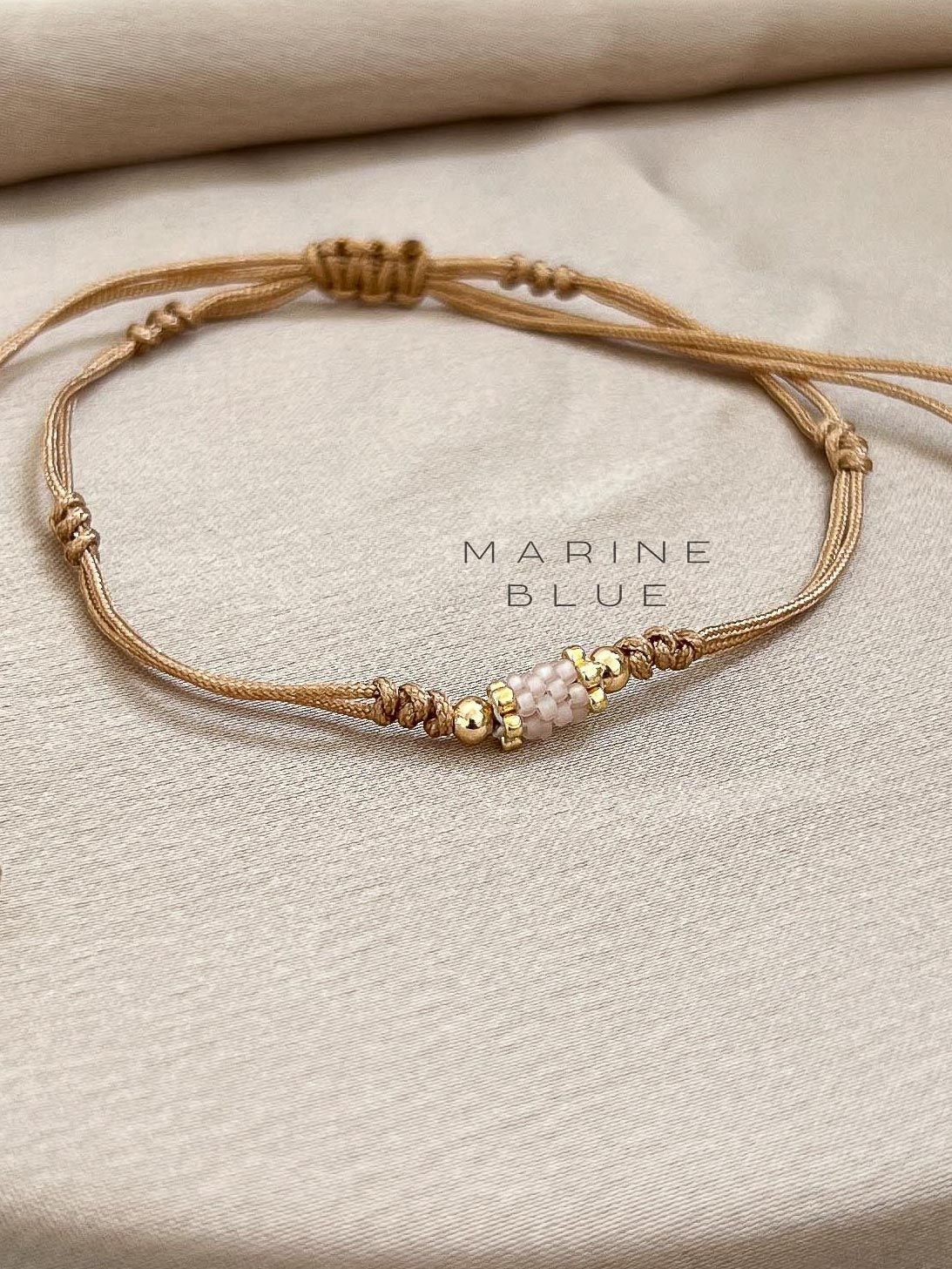 Solo Horizon Single Handmade Bracelet - Beaded Bracelet, Color: Sunset Breeze