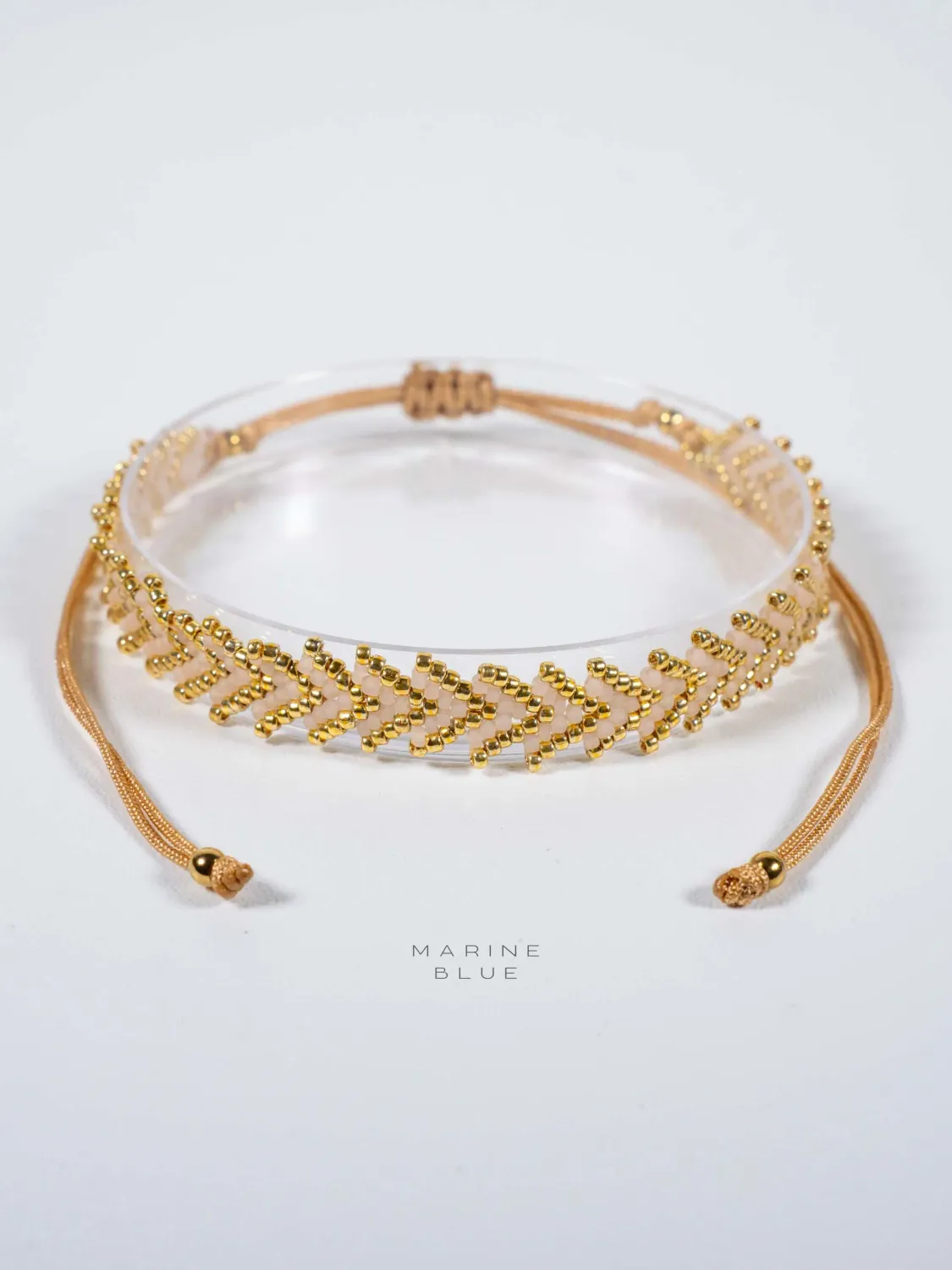 Solo Phyton Long Handmade Bracelet - Beaded Bracelet, Color: Sunset Breeze