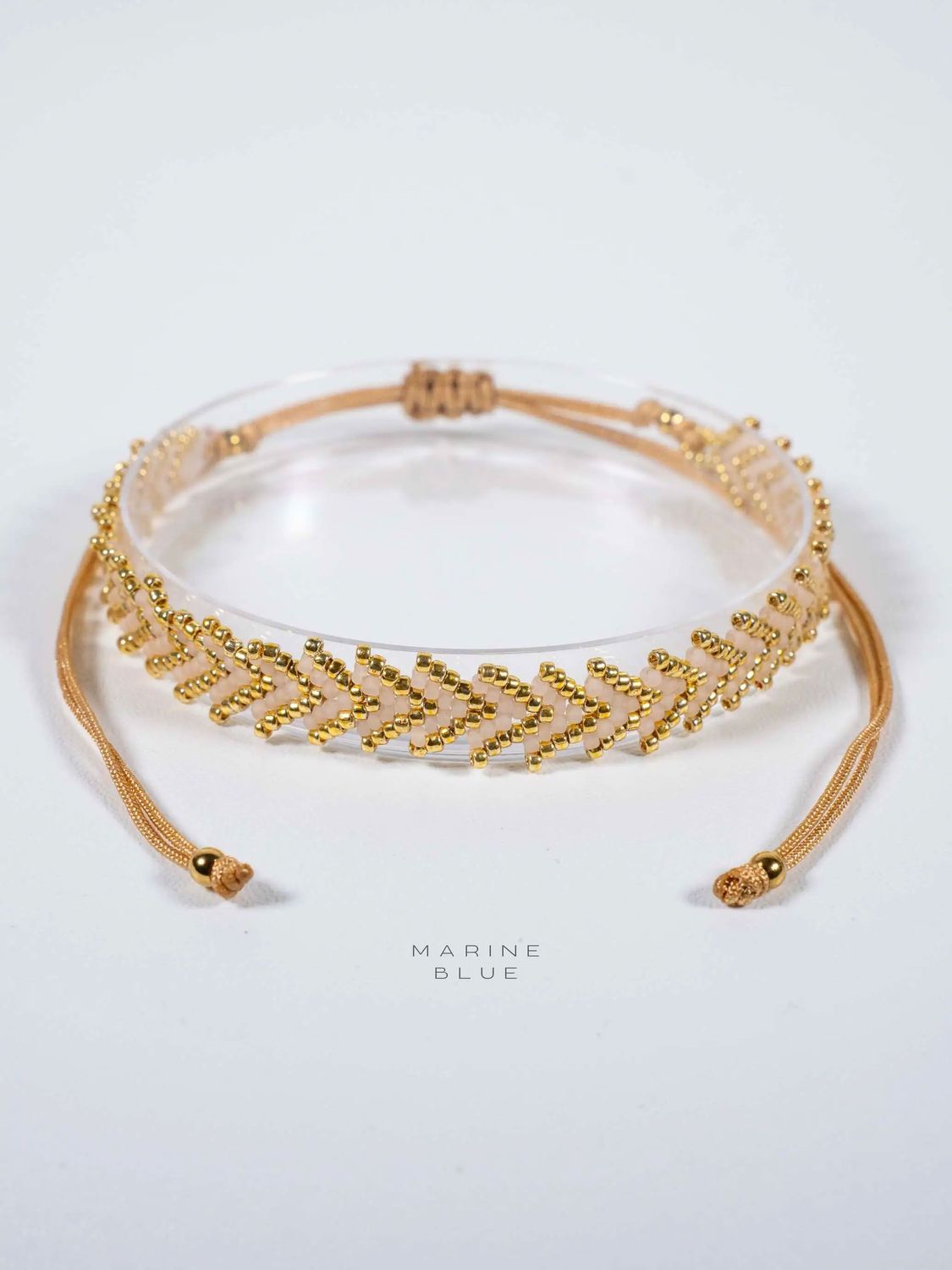 Solo Phyton Long Handmade Bracelet - Beaded Bracelet, Color: Sunset Breeze