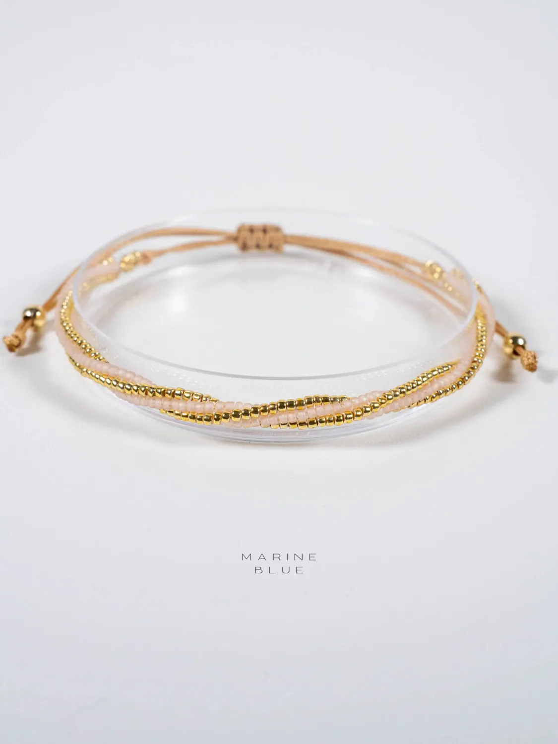 Solo Spine Handmade Bracelet - Beaded Bracelet, Color: Sunset Breeze