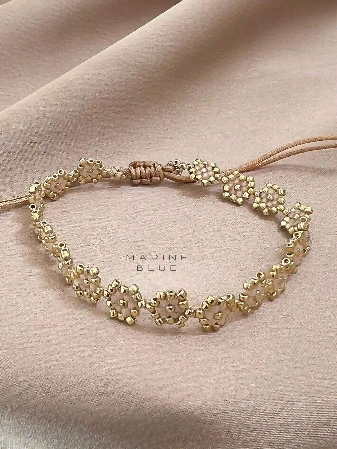 Solo Cells Long Handmade Bracelet - Beaded Bracelet, Color: Sunset Breeze
