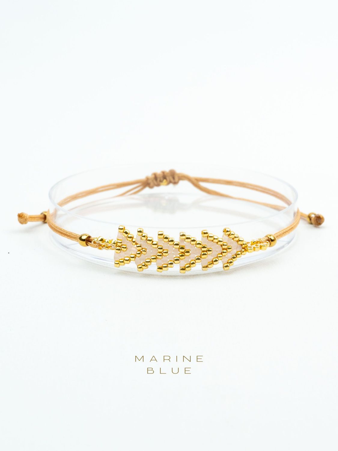 Solo Phyton Handmade Bracelet - Beaded Bracelet, Color: Sunset Breeze
