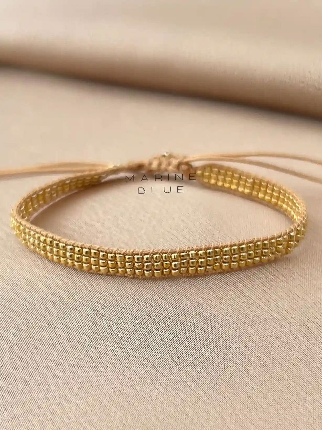 Solo 3 Retriever Handmade Bracelet - Beaded Bracelet, Color: Sunfire, Size: 15/0
