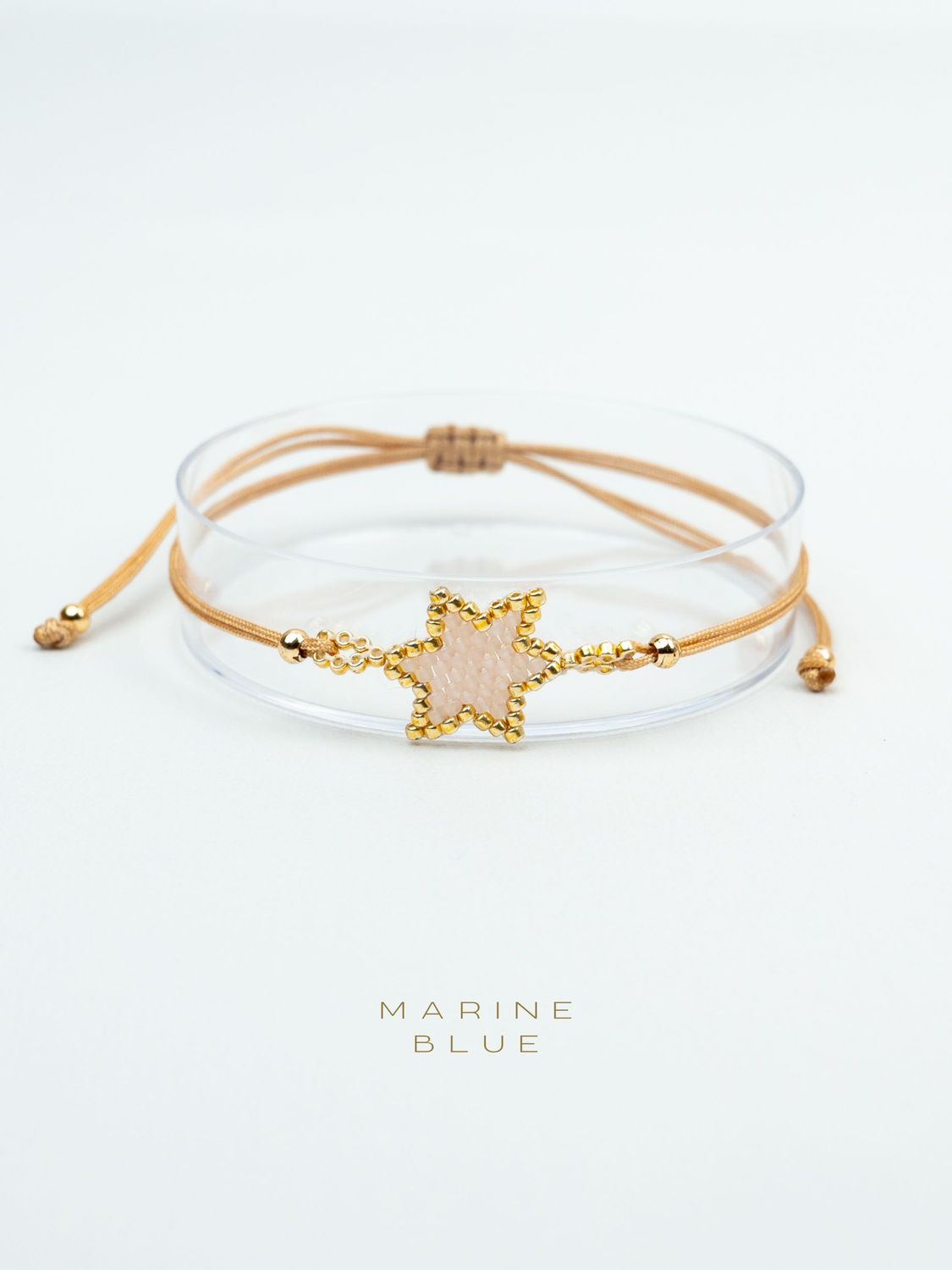 Solo Star Handmade Bracelet - Beaded Bracelet, Color: Sunset Breeze