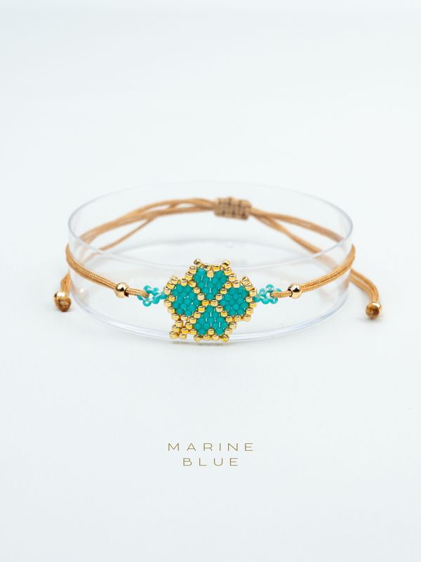 Solo Clover Handmade Bracelet - Beaded Bracelet