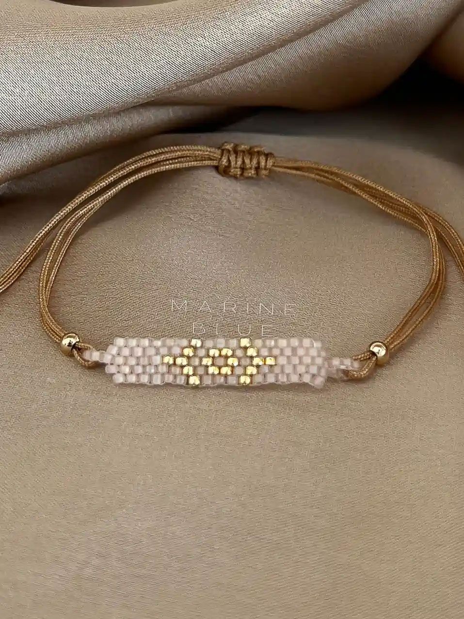 Solo Long Evil Eye Handmade Bracelet - Beaded Bracelet, Color: Sunset Breeze