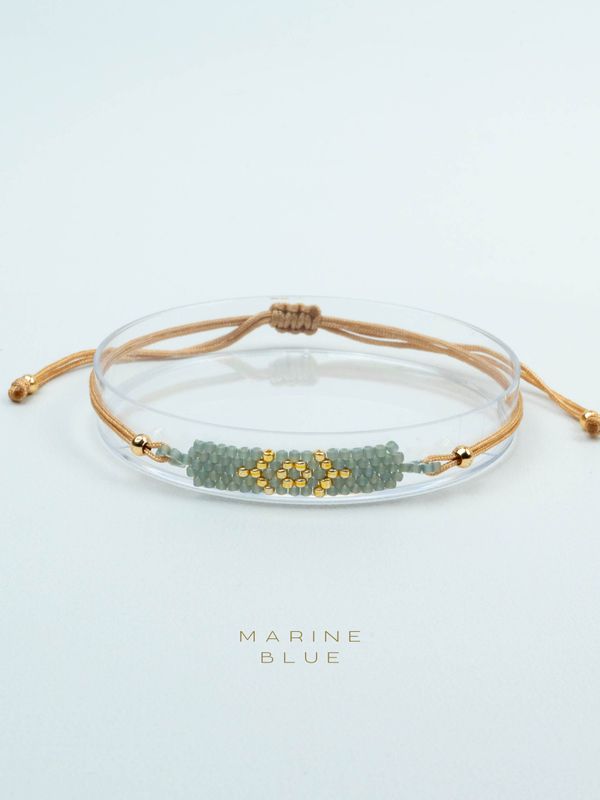 Solo Long Evil Eye Handmade Bracelet - Beaded Bracelet