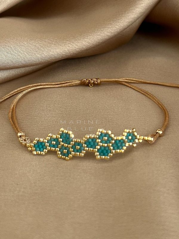 Solo Honeycomb Handmade Bracelet - Beaded Bracelet