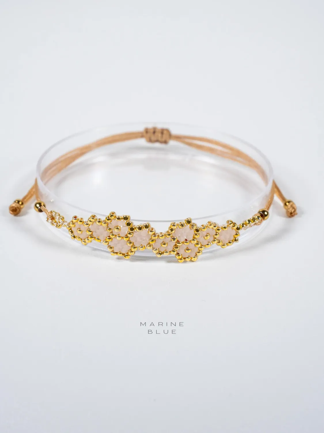 Solo Honeycomb Gelang Handmade - Gelang Manik-manik, Color: Sunset Breeze