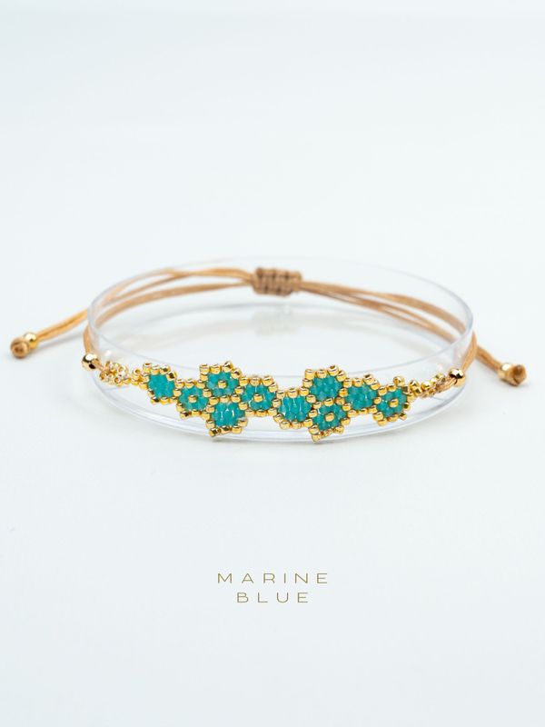 Solo Honeycomb Handmade Bracelet - Beaded Bracelet