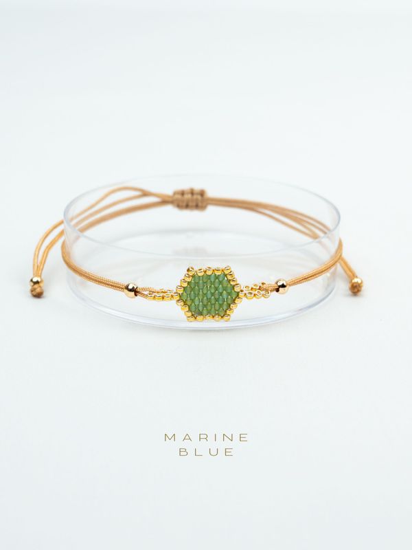 Solo Hex Handmade Bracelet - Beaded Bracelet