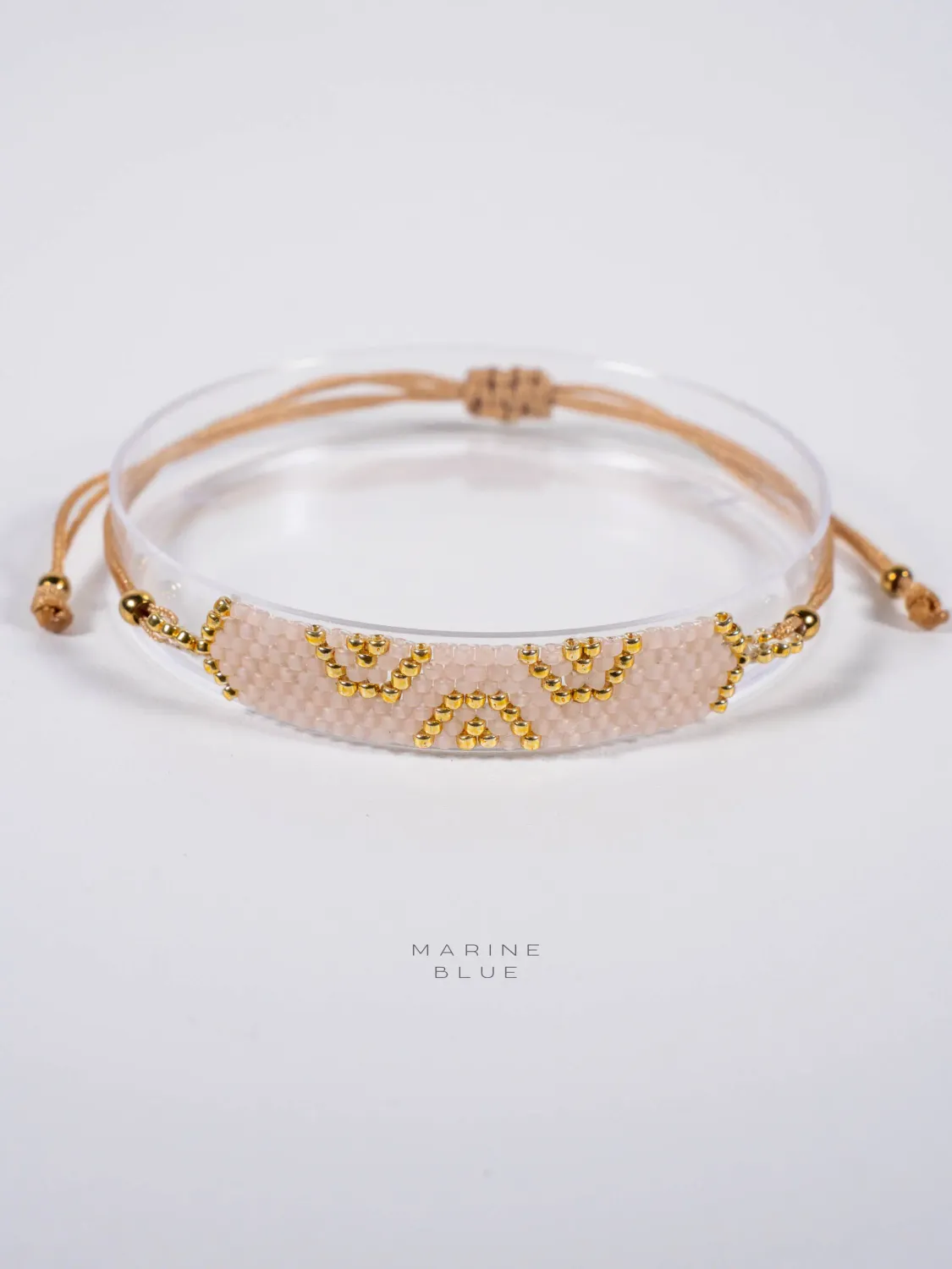 Solo Long Triple Evil Eye Handmade Bracelet - Beaded Bracelet, Color: Sunset Breeze