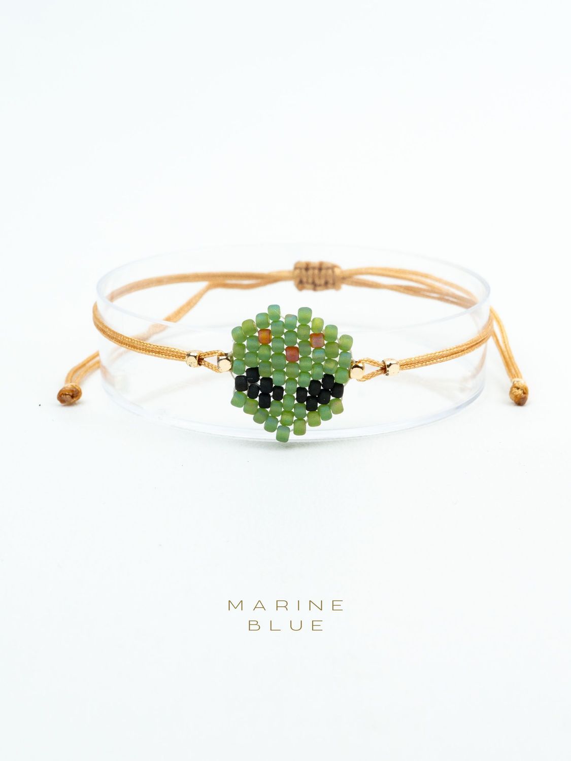 Animes Alien Handmade Bracelet - Beaded Bracelet, Color: Hazel