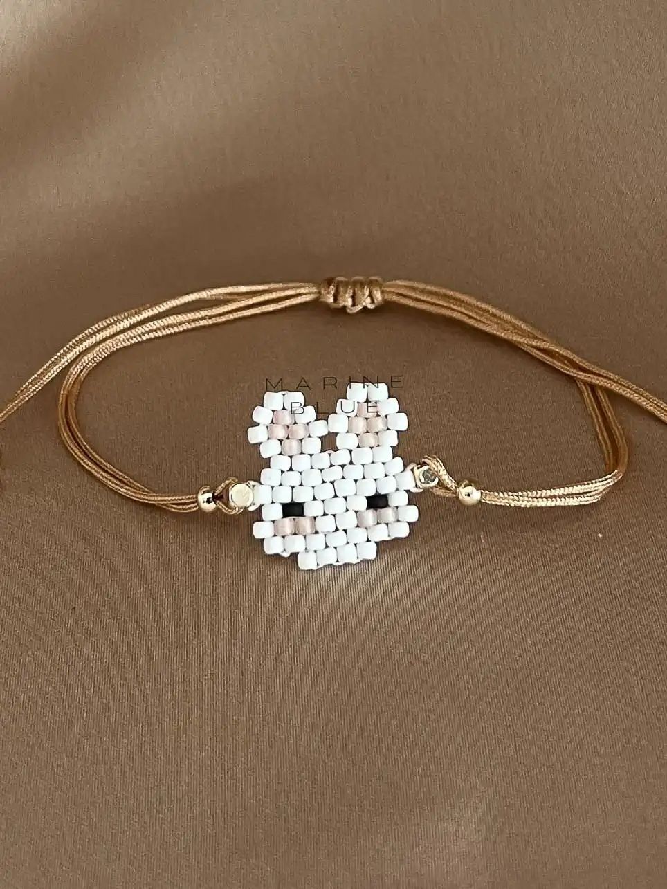 Animes Bunny Handmade Bracelet - Beaded Bracelet, Color: Hazel