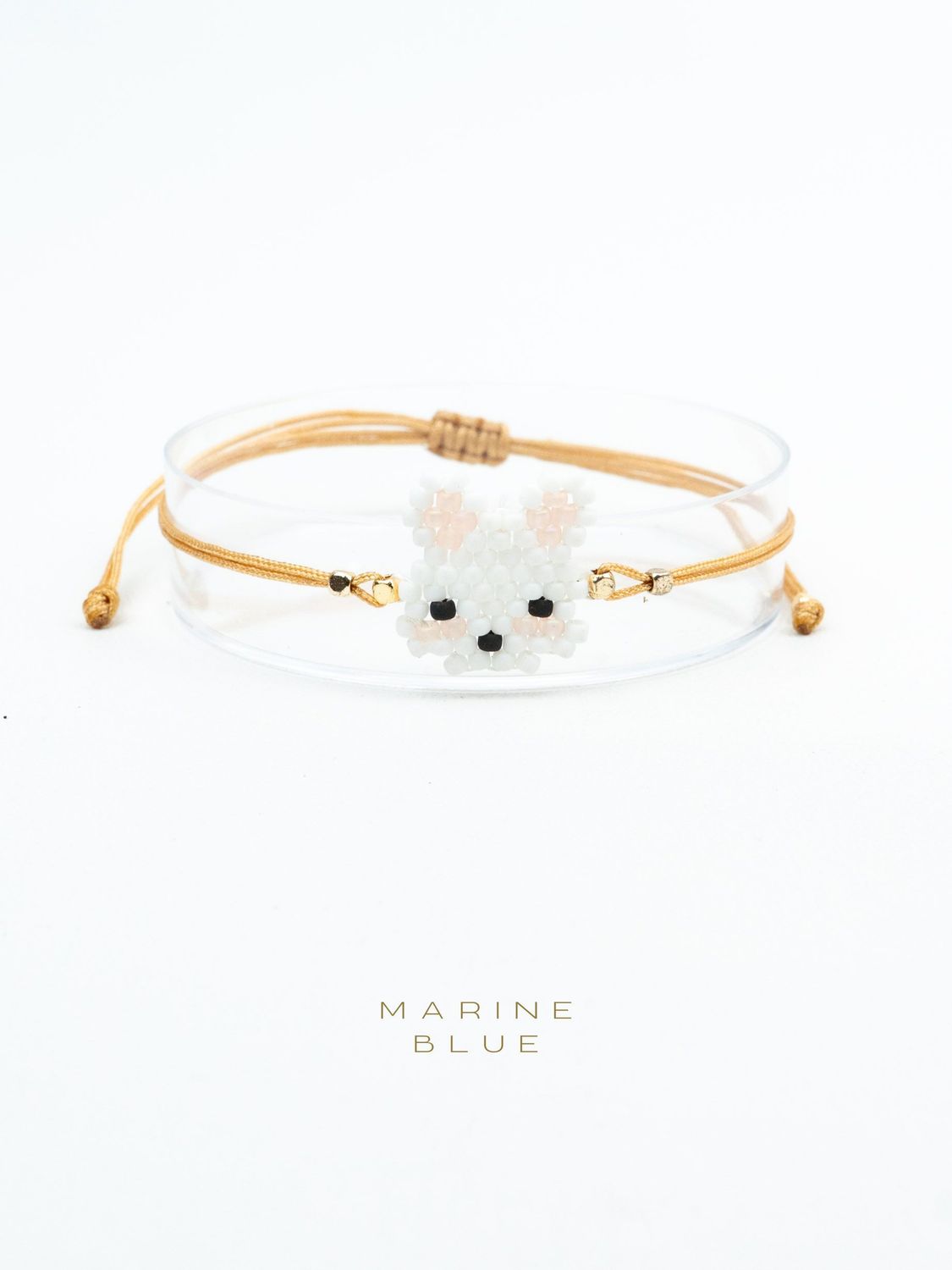 Animes Bunny Handmade Bracelet - Beaded Bracelet, Color: Hazel