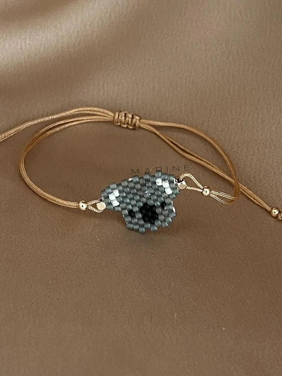 Animes Koala Handmade Bracelet - Beaded Bracelet, Color: Hazel