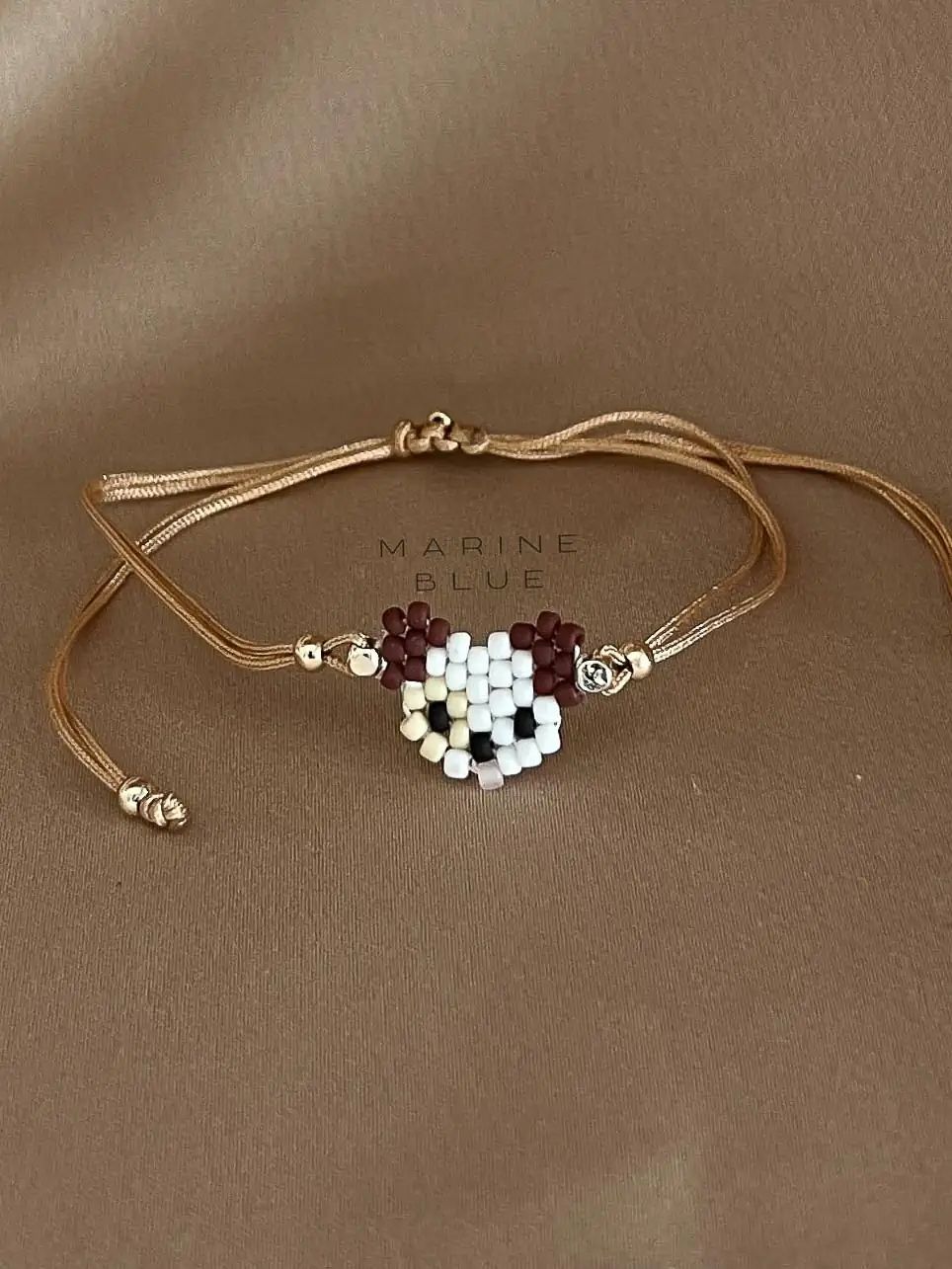 Animes Puppy Handmade Bracelet - Beaded Bracelet, Color: Hazel