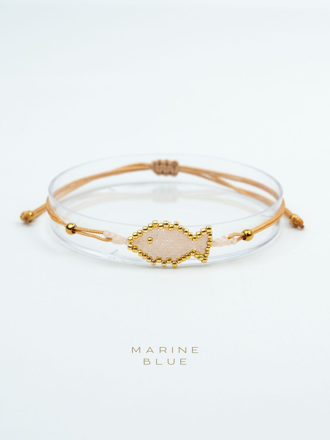 Solo Fish Handmade Bracelet - Beaded Bracelet, Color: Sunset Breeze